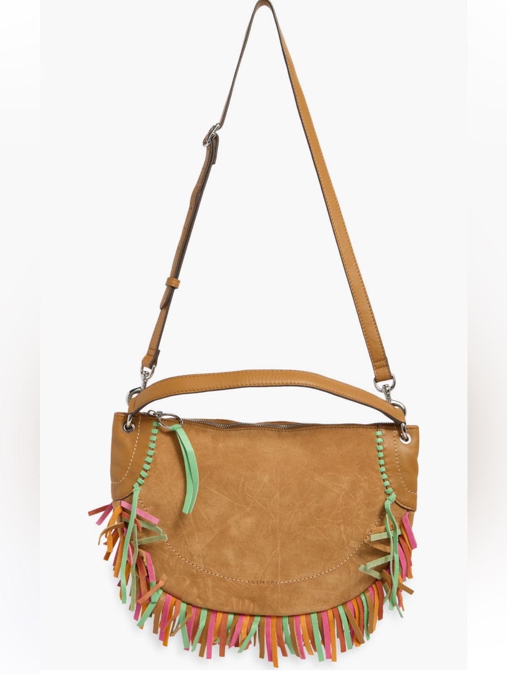 ‼️NEW Aimee Dante Fringe Leather Shoulder Bag Crossbody Bag
